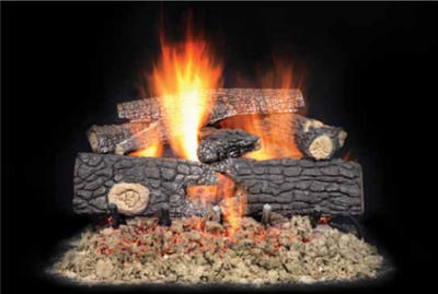 Majestic 24" Fireside Realwood Refractory Cement Log Set (FRW124)